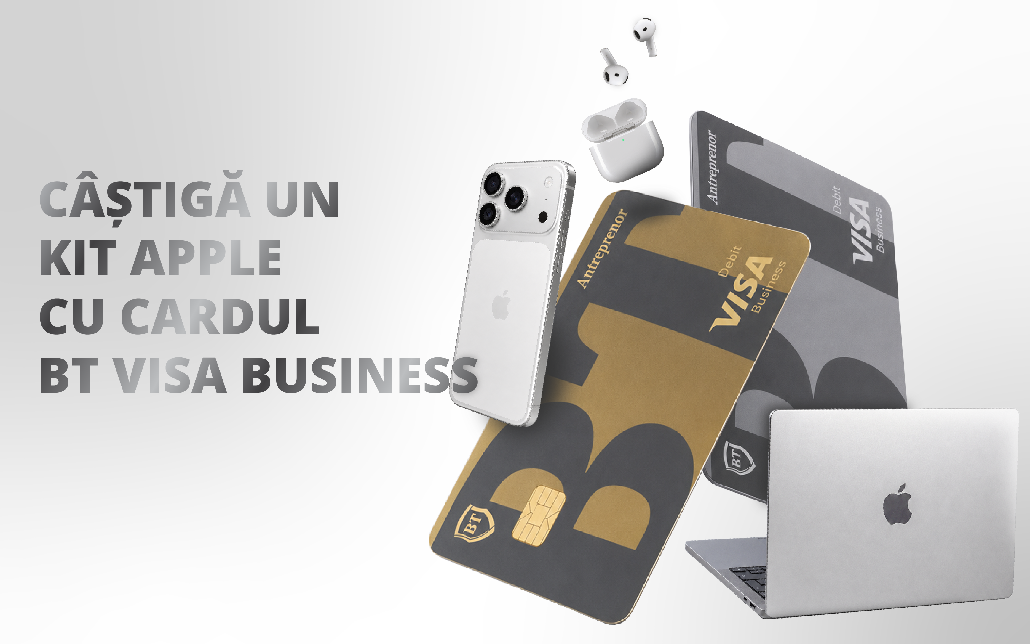 Plătește cu BT Visa Business și câștigă