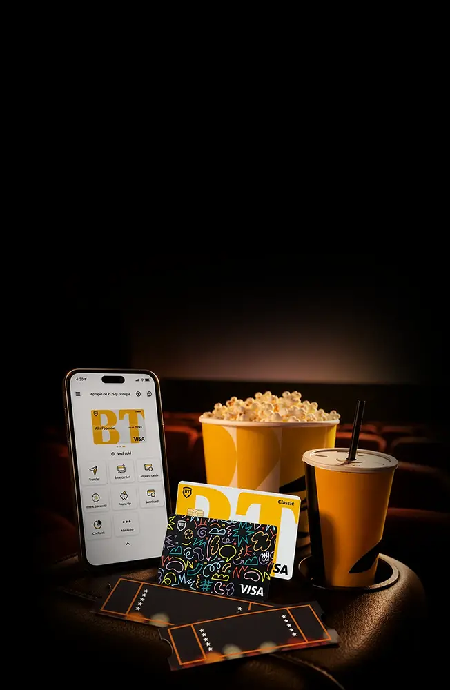 50% cashback cu BT Pay Kiddo la Cinema City
